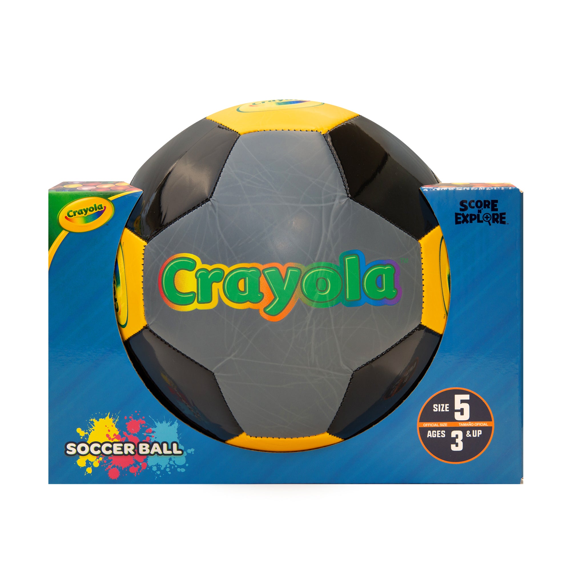 Crayola Color Block Soccer Ball